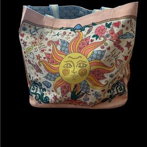 BRIGHTON Artistic Tote Bag with Bohemian Flair